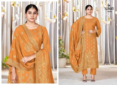 Naari by Zeel pure jacquard designer unstitched Pakistani suit catalogue at low rate   pakistani suit catalogs