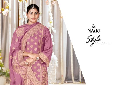 Naari by Zeel pure jacquard designer unstitched Pakistani suit catalogue at low rate   pakistani suit catalogs