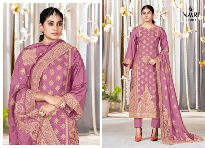 Naari by Zeel pure jacquard designer unstitched Pakistani suit catalogue at low rate   pakistani suit catalogs