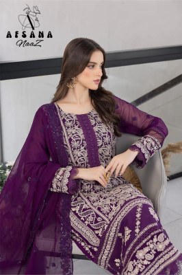 Naaz by Afsana beautiful embroidered readymade salwar kameez catalogue at low rate Afsana Suits Catalogue 