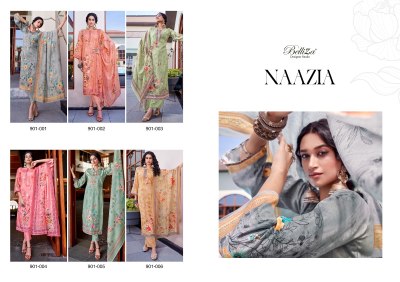 Naazia by Belliza Pure jam cotton digital printed unstitched dress material catalogue at low rate salwar kameez catalogs