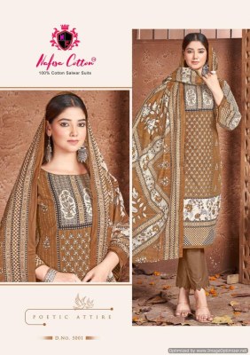 Nafisa by Esra vol 5 pure soft cotton unstitched dress material catalogue at low rate salwar kameez catalogs