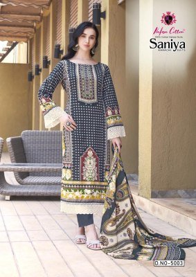 Nafisha Cotton Saniya Karachi Vol 05 Soft Cotton Unstitched Suits with Printed Dupatta Wholesale  dress material catalogs