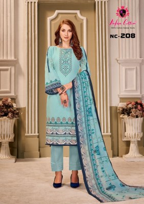 Nafisha cotton by Andaaz karachi suits vol 02 Pure Soft Cotton Digital style Print  cotton dress naterial at wholesale price salwar kameez catalogs