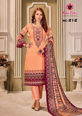 Nafisha cotton by Andaaz karachi suits vol 02 Pure Soft Cotton Digital style Print  cotton dress naterial at wholesale price salwar kameez catalogs