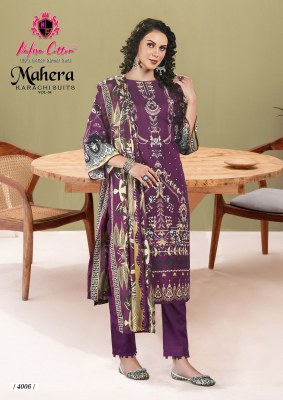 Nafisha cotton by Mahera Karachi suit vol 4 unstitched dress material catalogue salwar kameez catalogs