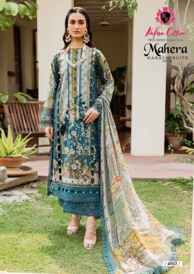 Nafisha cotton by Mahera Karachi suit vol 4 unstitched dress material catalogue salwar kameez catalogs