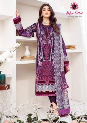 Nafisha cotton by Safina karachi suit vol 7 unstitched karachi suit catalogue at low rate Karachi suits catalogs