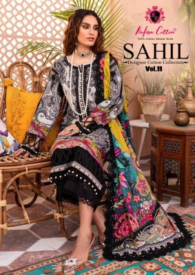 Nafisha cotton sahil designer cotton collection vol 11 Karachi Pakistani suits online pakistani suit catalogs