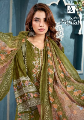 Nafiza by Alok suit pure cambric cotton pakistani suit catalogue at amaviexpo Alok Suit