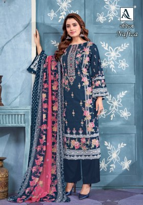 Nafiza by Alok suit pure cambric cotton pakistani suit catalogue at amaviexpo pakistani suit catalogs