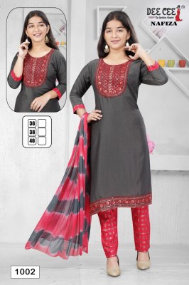 Nafiza by Deecee fancy Straight cut fancy printed readymade suit catalogue at affordable rate readymade suit catalogs