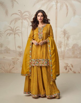 Nagma by Aashirwad Creation Organza Simmer Silk Readymade suit collection at affordable rate in low range  readymade suit catalogs