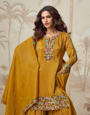 Nagma by Aashirwad Creation Organza Simmer Silk Readymade suit collection at affordable rate in low range  readymade suit catalogs