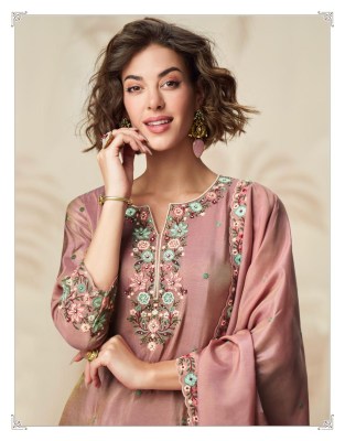 Nagma by Aashirwad Creation Organza Simmer Silk Readymade suit collection at affordable rate in low range  readymade suit catalogs