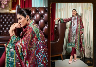 Naira NX vol 4 by Levisha cambric cotton Pakistani suit catalogue at affordable rate salwar kameez catalogs