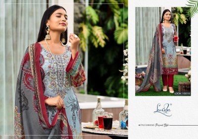 Naira Nx vol 10 by Levisha embroidered cambric cotton Pakistani suit collection   pakistani suit catalogs