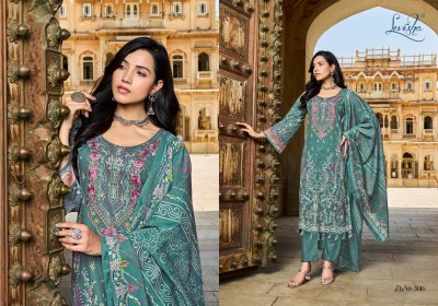 Naira Nx vol 5 by Levisha cambric cotton printed embroidered pakistani suit catalogue at low rate pakistani suit catalogs