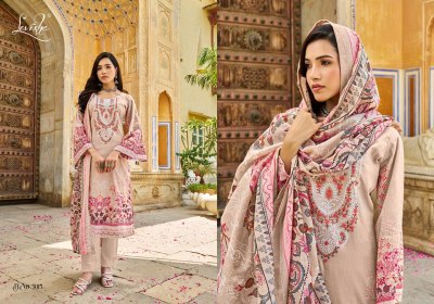 Naira Nx vol 5 by Levisha cambric cotton printed embroidered pakistani suit catalogue at low rate pakistani suit catalogs