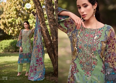 Naira vol 102 by Belliza Pure Cotton Digital Prints Dress material catalogue at affordable rate salwar kameez catalogs