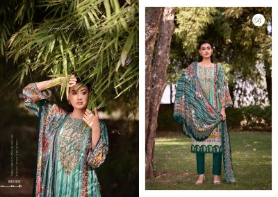 Naira vol 102 by Belliza Pure Cotton Digital Prints Dress material catalogue at affordable rate salwar kameez catalogs