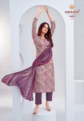 Naishaa vol 44 by Suryajyoti jaam satin cotton printed unstitched salwar suit catalogue salwar kameez catalogs