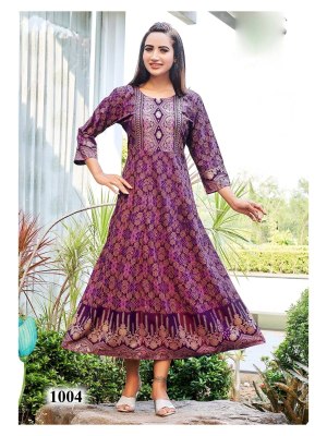 Namrata by rangjyot beautiful reyon printed kurti catalogue at wholesale price kurtis catalogs