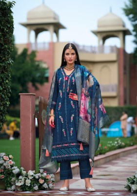 Naqsh by Kailee Pure viscose silk embroidered Kurti pant and dupatta at low rate  readymade suit catalogs