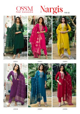 Nargis Vol 2 by Ossm Premium designer readymade suit catalogue at low price readymade suit catalogs