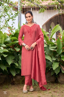 Nargis by Ossm premium heavy thread embroidered kurti pant and dupatta collection readymade suit catalogs