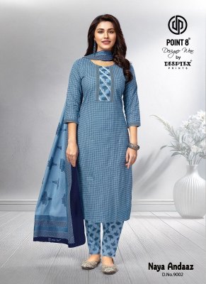 Naya Andaaz Vol 9 by Deeptex Pure Cotton Printed Ready made suit collection dress material catalogs