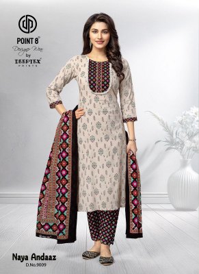 Naya Andaaz Vol 9 by Deeptex Pure Cotton Printed Ready made suit collection dress material catalogs