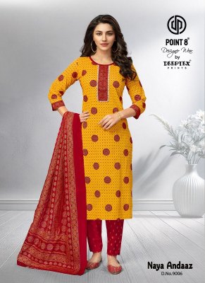 Naya Andaaz Vol 9 by Deeptex Pure Cotton Printed Ready made suit collection dress material catalogs