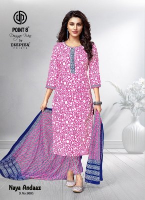 Naya Andaaz Vol 9 by Deeptex Pure Cotton Printed Ready made suit collection dress material catalogs