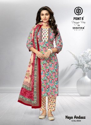 Naya Andaaz Vol 9 by Deeptex Pure Cotton Printed Ready made suit collection dress material catalogs