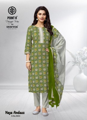 Naya Andaaz Vol 9 by Deeptex Pure Cotton Printed Ready made suit collection dress material catalogs