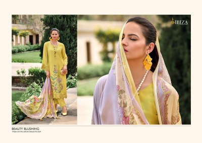 Nayaab by IBIZA Life Style pure musline embroidered unstitched suit catalogue at affordable rate salwar kameez catalogs