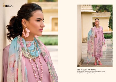 Nayaab by IBIZA Life Style pure musline embroidered unstitched suit catalogue at affordable rate salwar kameez catalogs