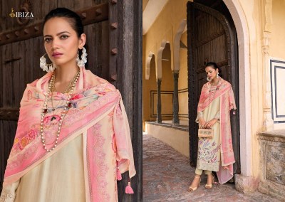 Nayaab by IBIZA Life Style pure musline embroidered unstitched suit catalogue at affordable rate salwar kameez catalogs