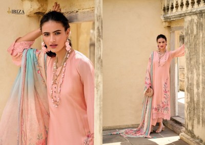 Nayaab by IBIZA Life Style pure musline embroidered unstitched suit catalogue at affordable rate salwar kameez catalogs