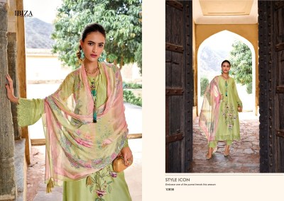 Nayaab by IBIZA Life Style pure musline embroidered unstitched suit catalogue at affordable rate salwar kameez catalogs