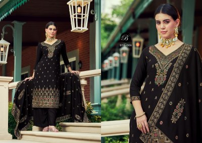 Nazakat By Belliza Pure Pashmina Printed Unstitched Dress material catalogue at affordable rate salwar kameez catalogs