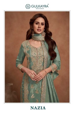 Nazia by Gulkayra designer real simar silk embroidered readymade suit catalogue  Gulkayra Designer 