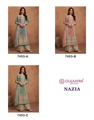 Nazia by Gulkayra designer real simar silk embroidered readymade suit catalogue  readymade suit catalogs