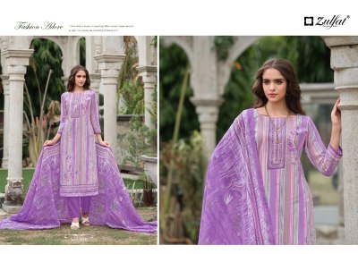 Nazrana vol 3 by Zulfat pure cotton designer printed unstitched suit catalogue at affordable rate salwar kameez catalogs