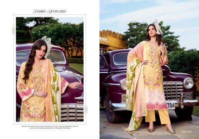 Needle Wonder Vol 3 Premium Cotton Suit with Heavy Embroidery And Mal Mal Dupatta Dress Material Wholesale dress material catalogs