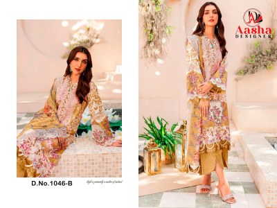 Needle wonder vol 3 by Aasha designer cotton print with embroidered Pakistani suit catalogue at low rate pakistani suit catalogs