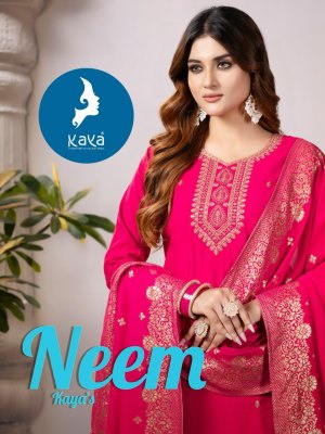 Neem by Kaya Roman Silk Super Quality Fancy Ready made suit collection at wholesale rate wholesale catalogs