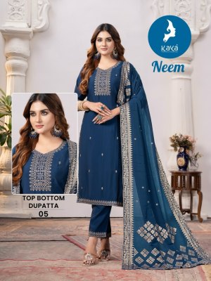 Neem by Kaya Roman Silk Super Quality Fancy Ready made suit collection at wholesale rate readymade suit catalogs