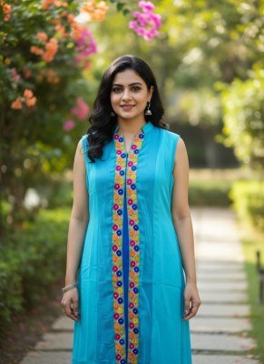 New Look Vol 3 Fancy Georgette Handwork Kurti Top Elegant Party Wear Wholesale kurtis catalogs